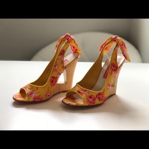 Betsey Johnson flower heels